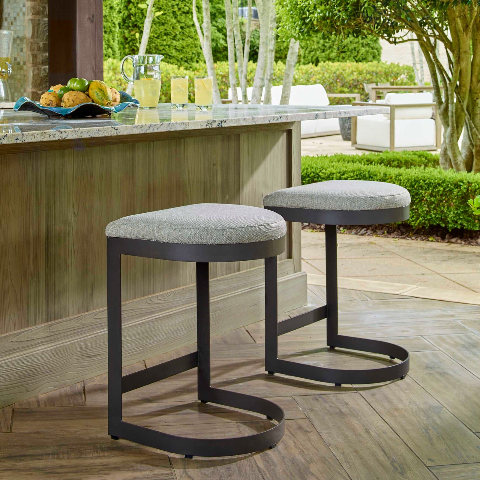 American Home Furniture Uttermost Maude Outdoor Counter Stool