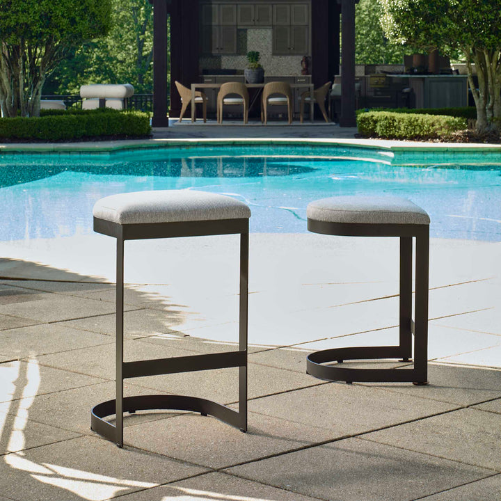 American Home Furniture Uttermost Maude Outdoor Bar Stool