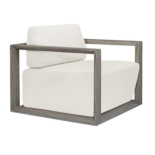 American Home Furniture Uttermost Remsen Outdoor Gray Lounge Chair
