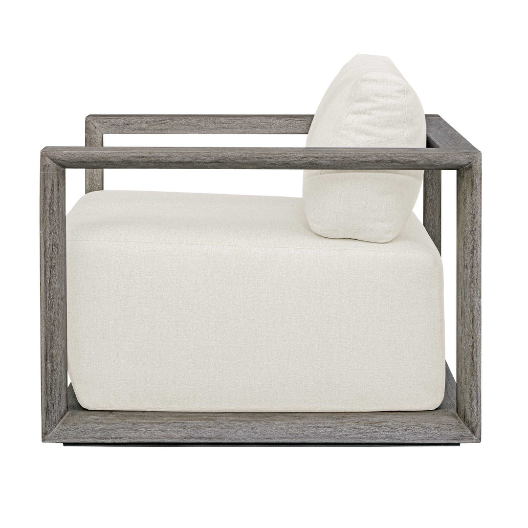 American Home Furniture Uttermost Remsen Outdoor Gray Lounge Chair