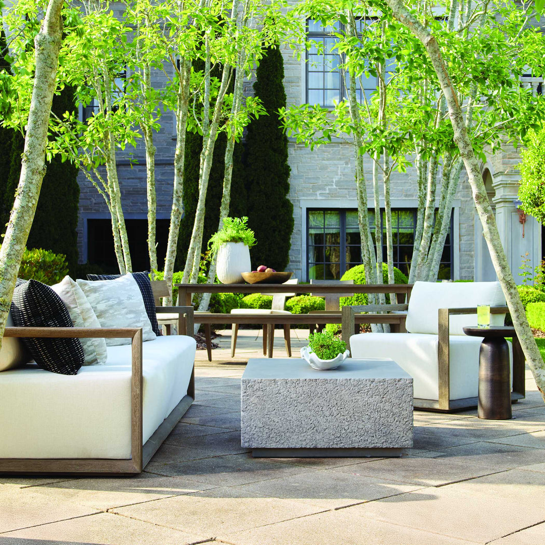 American Home Furniture Uttermost Remsen Outdoor Gray Sofa