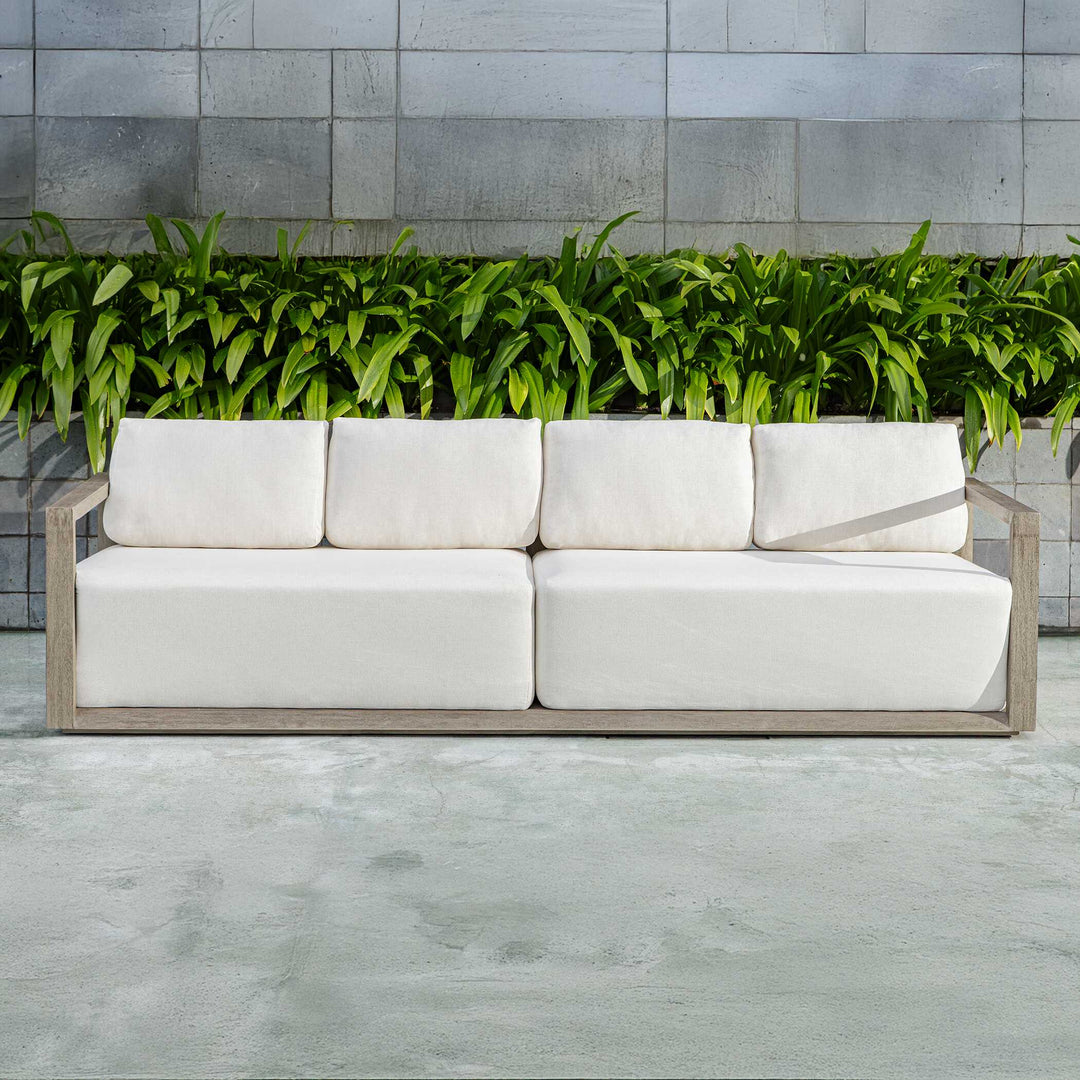American Home Furniture Uttermost Remsen Outdoor Gray Sofa