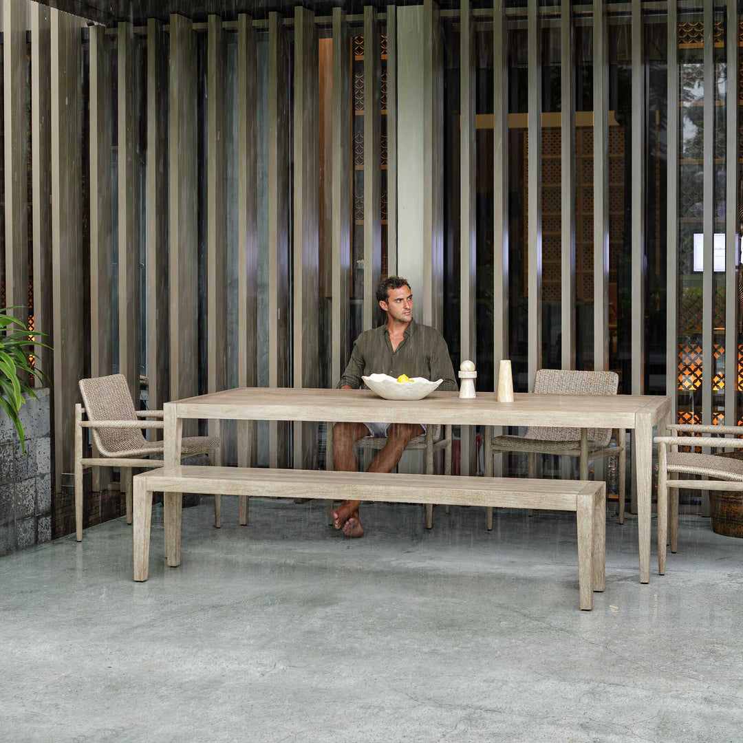 American Home Furniture Uttermost Kirkham Wooden Outdoor Bench