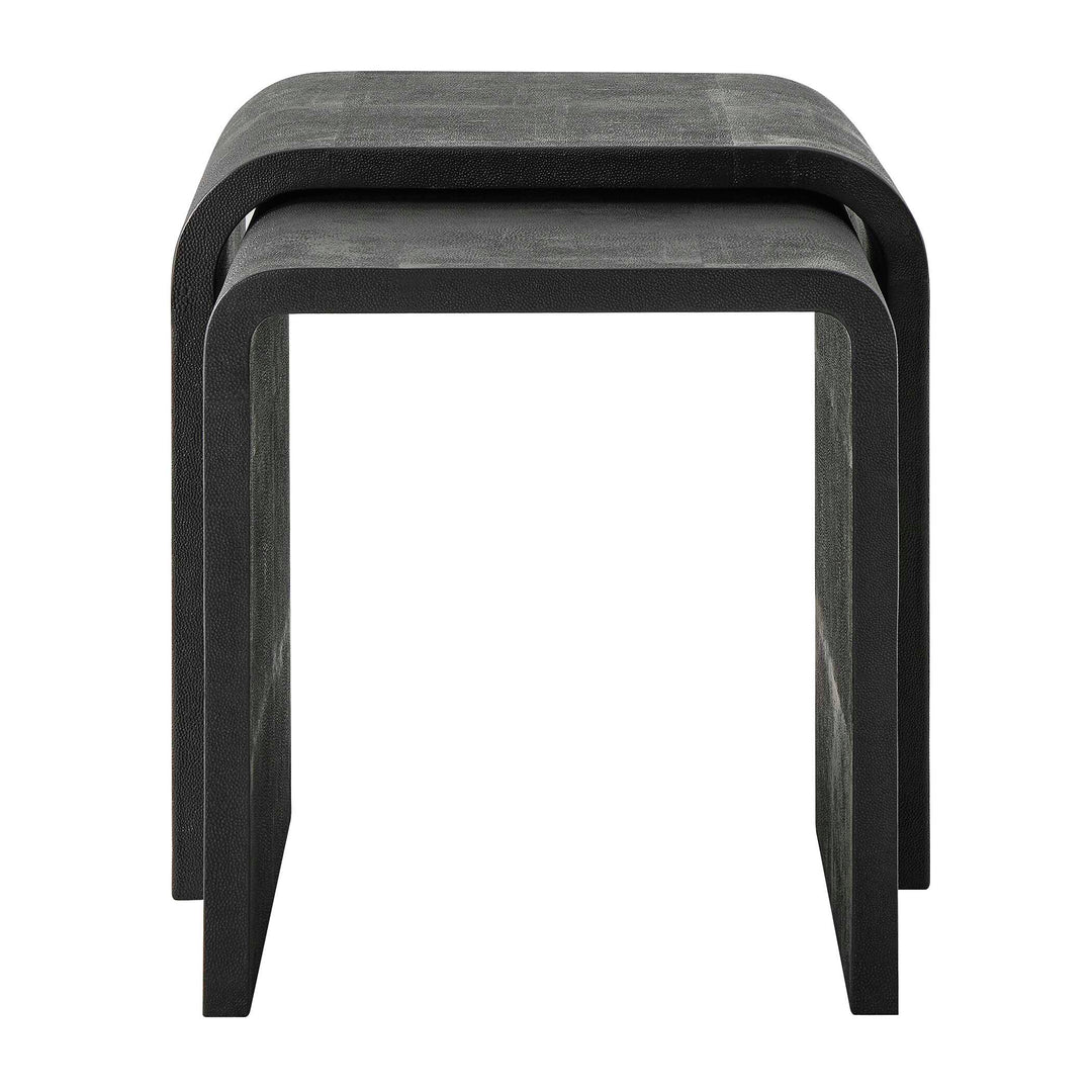American Home Furniture Uttermost Interpose Nesting Side Table Set of 2