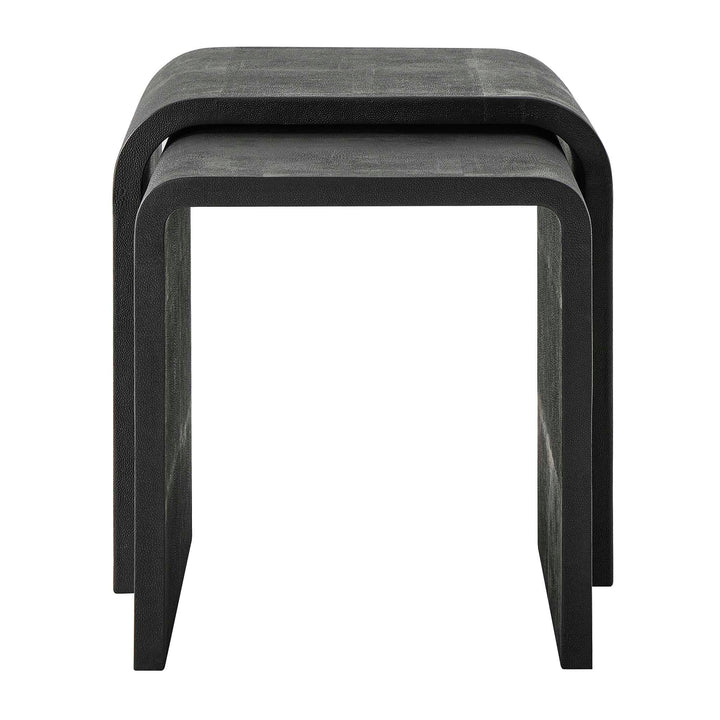 American Home Furniture Uttermost Interpose Nesting Side Table Set of 2