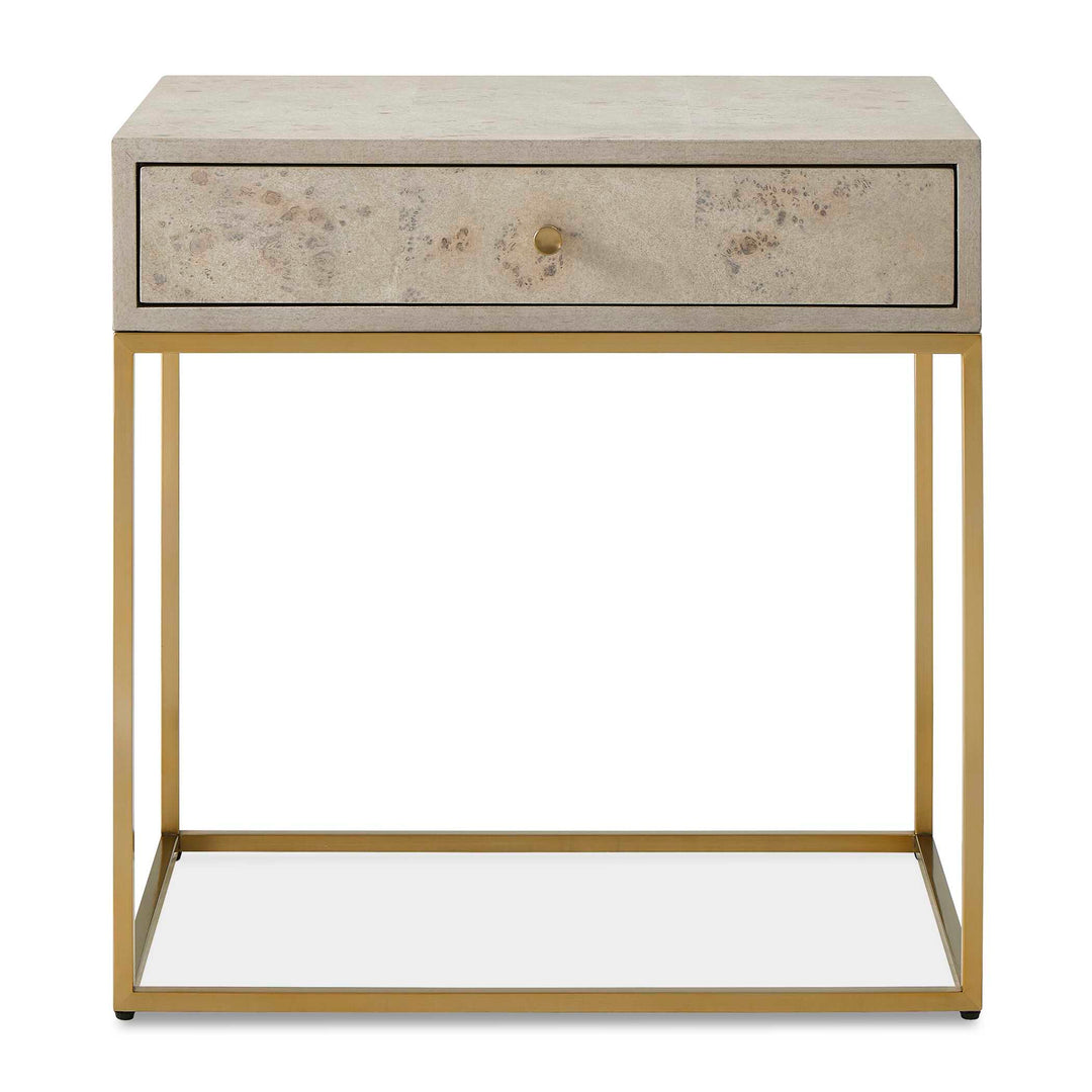 American Home Furniture Uttermost Pembrook Light Washed Side Table