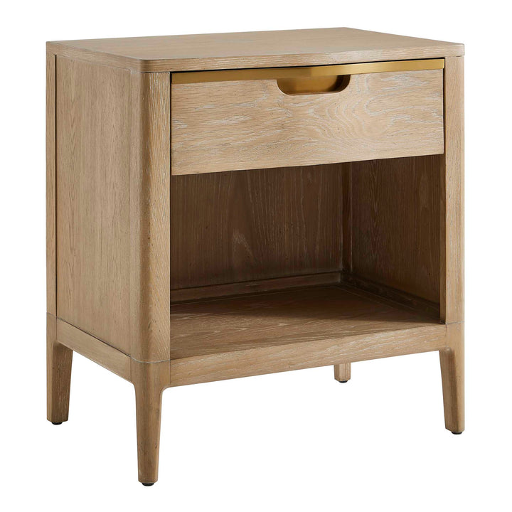 American Home Furniture Uttermost Tabi Natural Wood Side Table
