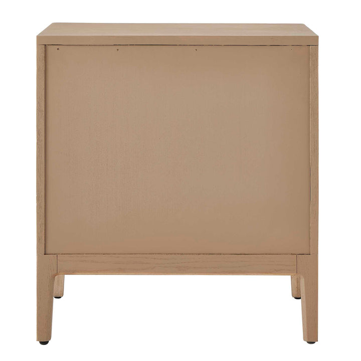 American Home Furniture Uttermost Tabi Natural Wood Side Table