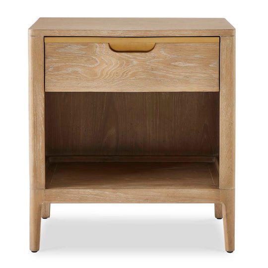 American Home Furniture Uttermost Tabi Natural Wood Side Table