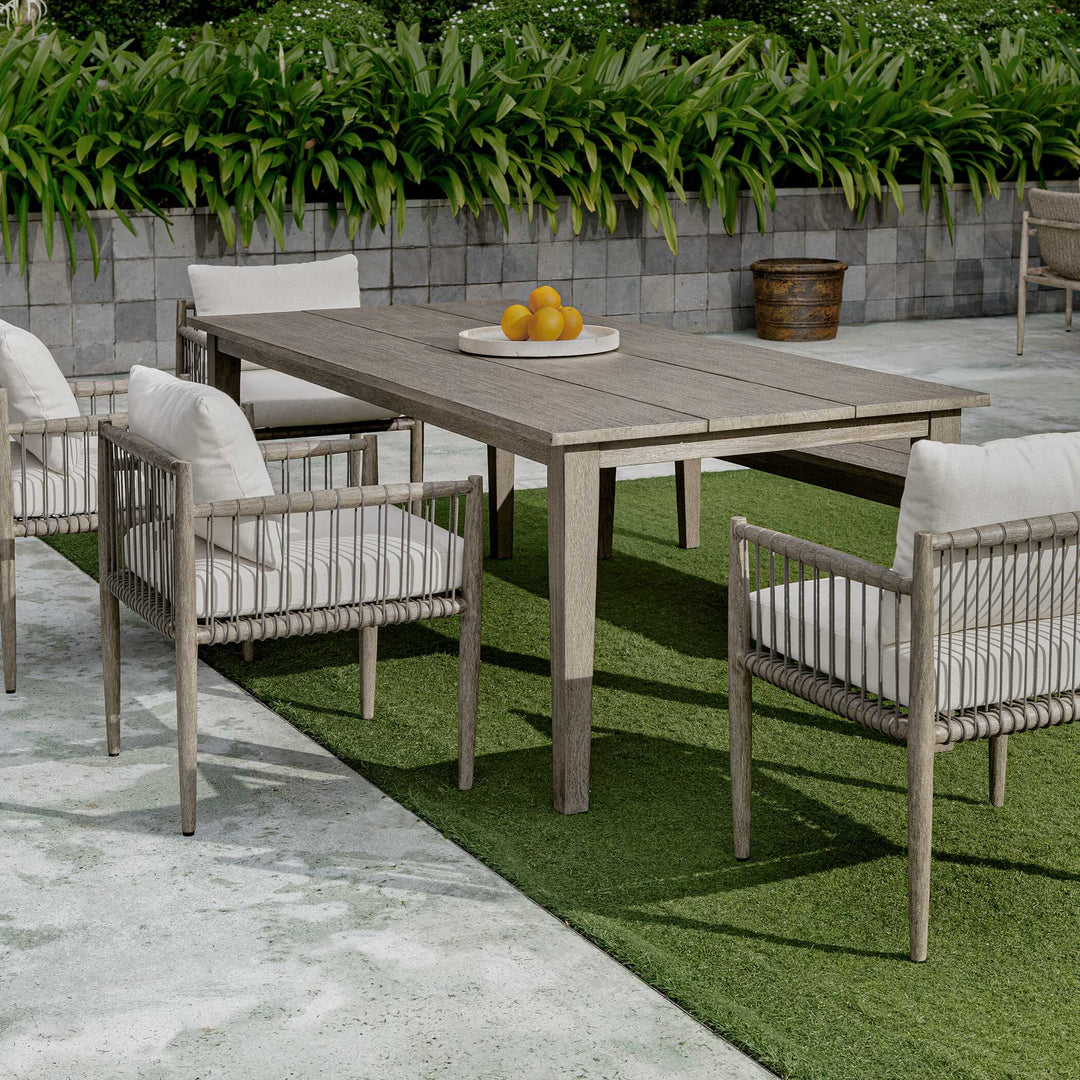American Home Furniture Uttermost Forsyth Dark Gray Outdoor Dining Table