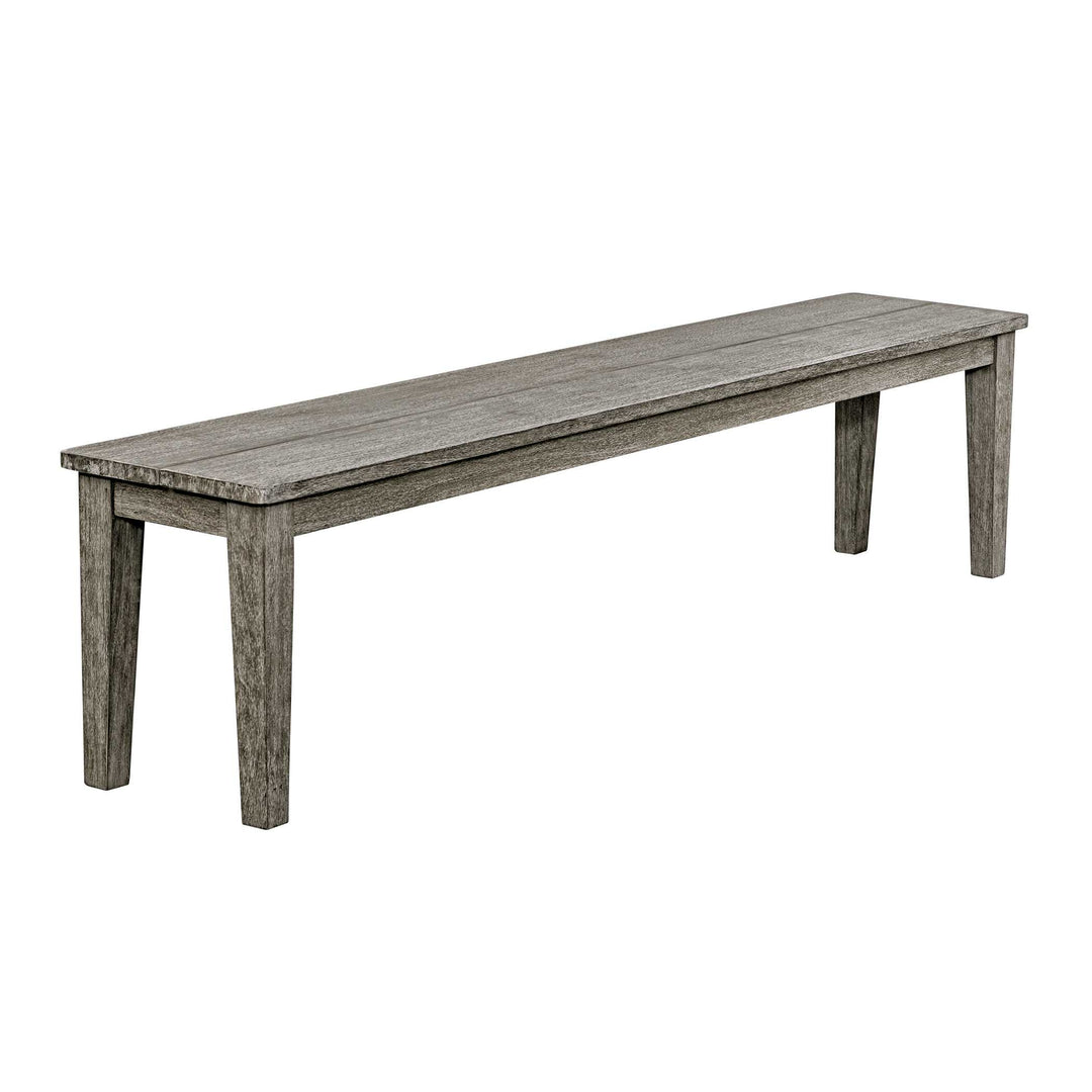 American Home Furniture Uttermost Forsyth Dark Gray Outdoor Bench