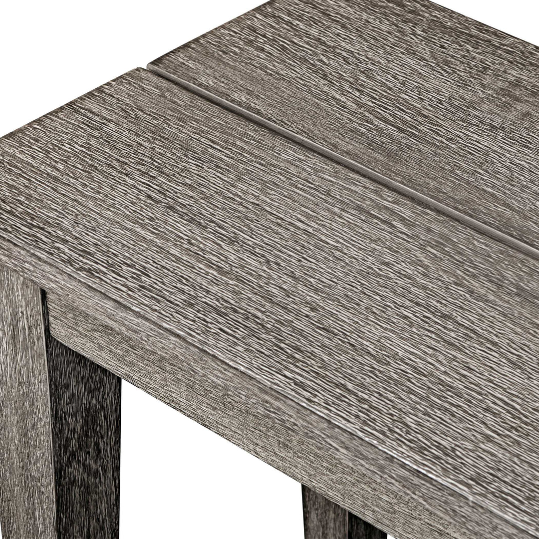American Home Furniture Uttermost Forsyth Dark Gray Outdoor Bench