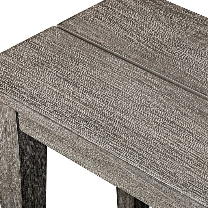 American Home Furniture Uttermost Forsyth Dark Gray Outdoor Bench