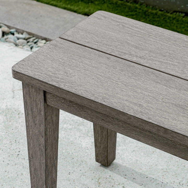 American Home Furniture Uttermost Forsyth Dark Gray Outdoor Bench