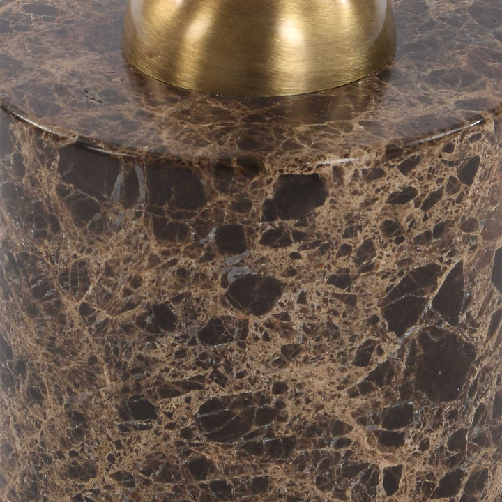 American Home Furniture Uttermost Verlin Brass Drink Table