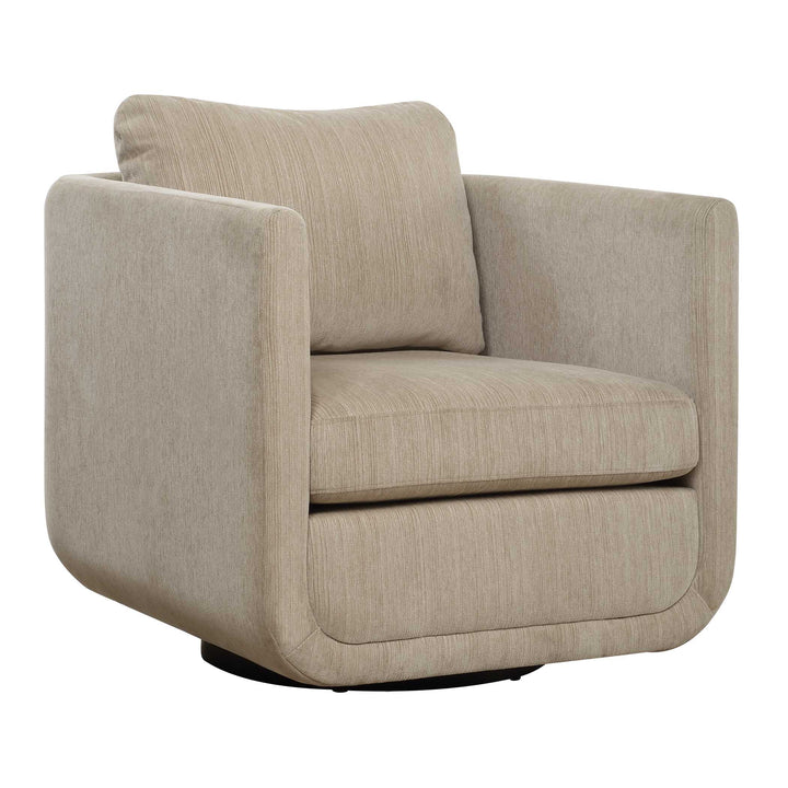 American Home Furniture Uttermost Abound Porcelain Swivel Chair