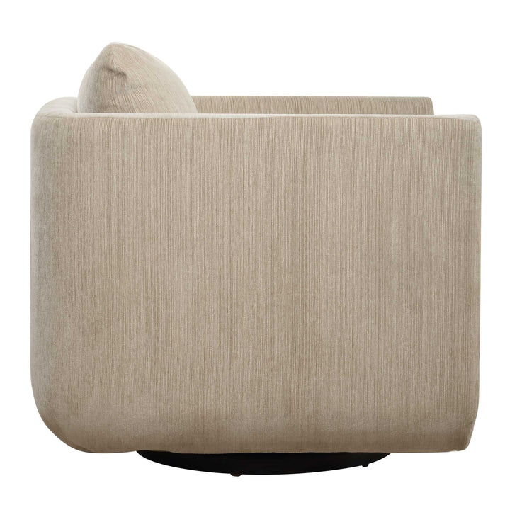 American Home Furniture Uttermost Abound Porcelain Swivel Chair
