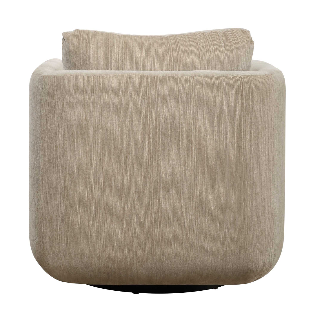 American Home Furniture Uttermost Abound Porcelain Swivel Chair