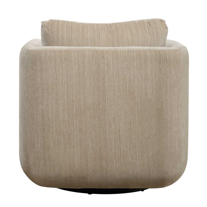 American Home Furniture Uttermost Abound Porcelain Swivel Chair
