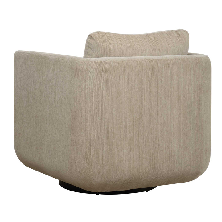 American Home Furniture Uttermost Abound Porcelain Swivel Chair
