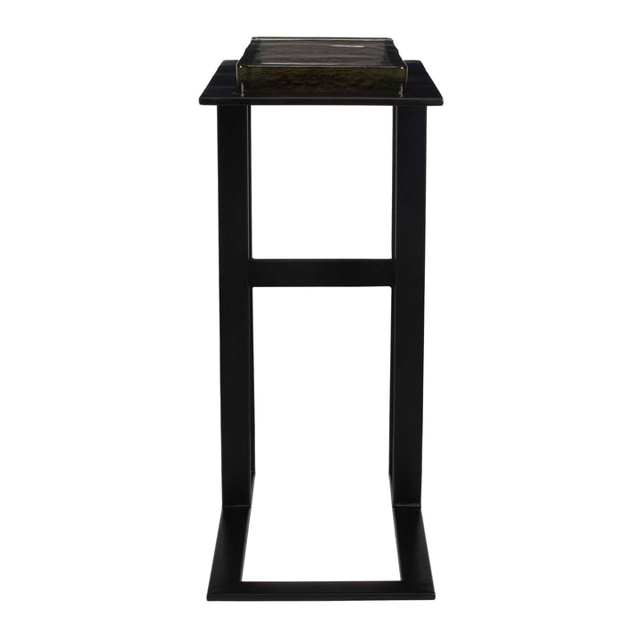 American Home Furniture Uttermost Soma Black Accent Table