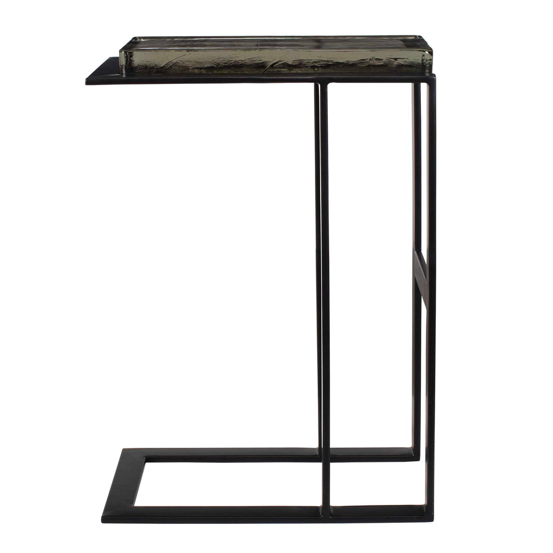 American Home Furniture Uttermost Soma Black Accent Table