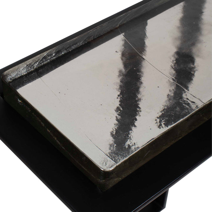 American Home Furniture Uttermost Soma Black Accent Table