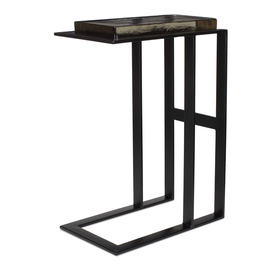 American Home Furniture Uttermost Soma Black Accent Table