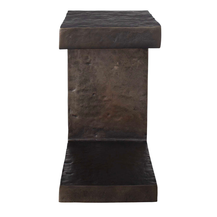 American Home Furniture Uttermost Obra Bronze Outdoor Side Table
