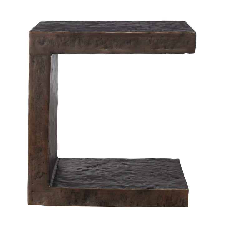 American Home Furniture Uttermost Obra Bronze Outdoor Side Table