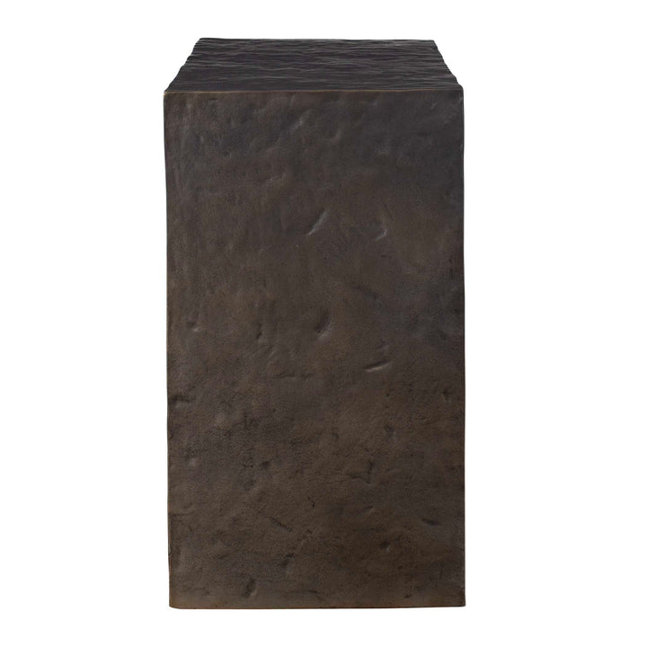 American Home Furniture Uttermost Obra Bronze Outdoor Side Table