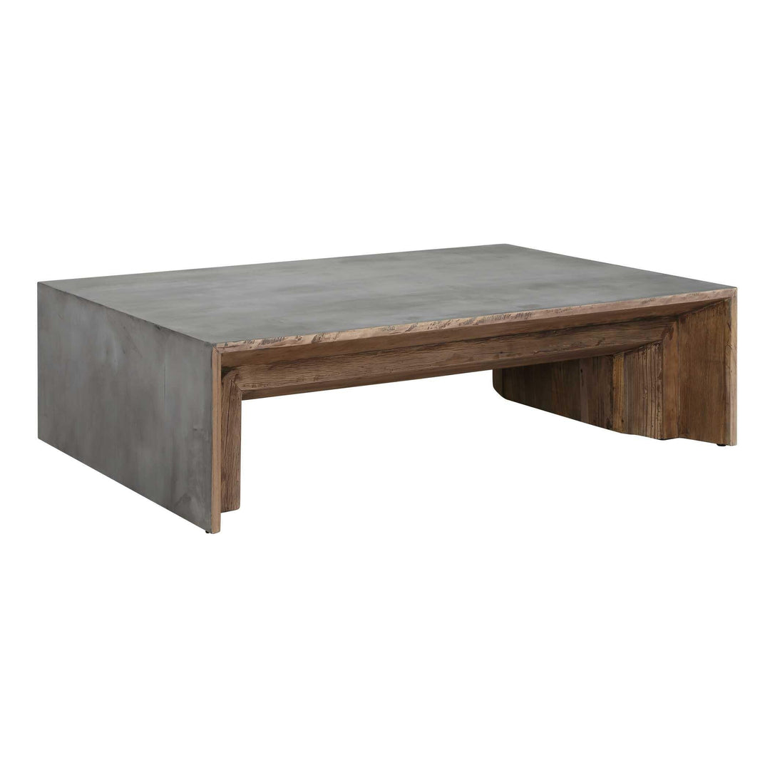 Vail Gray Elm Coffee Table - AmericanHomeFurniture
