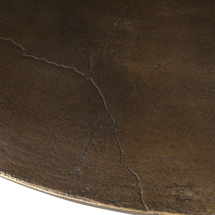 American Home Furniture Uttermost Madrone Golden Dark Bronze Outdoor Dining Table
