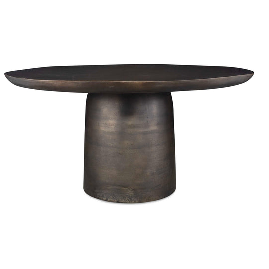 American Home Furniture Uttermost Madrone Golden Dark Bronze Outdoor Dining Table