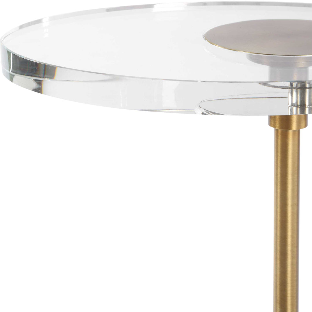 American Home Furniture Uttermost Kaufman Crystal Accent Table