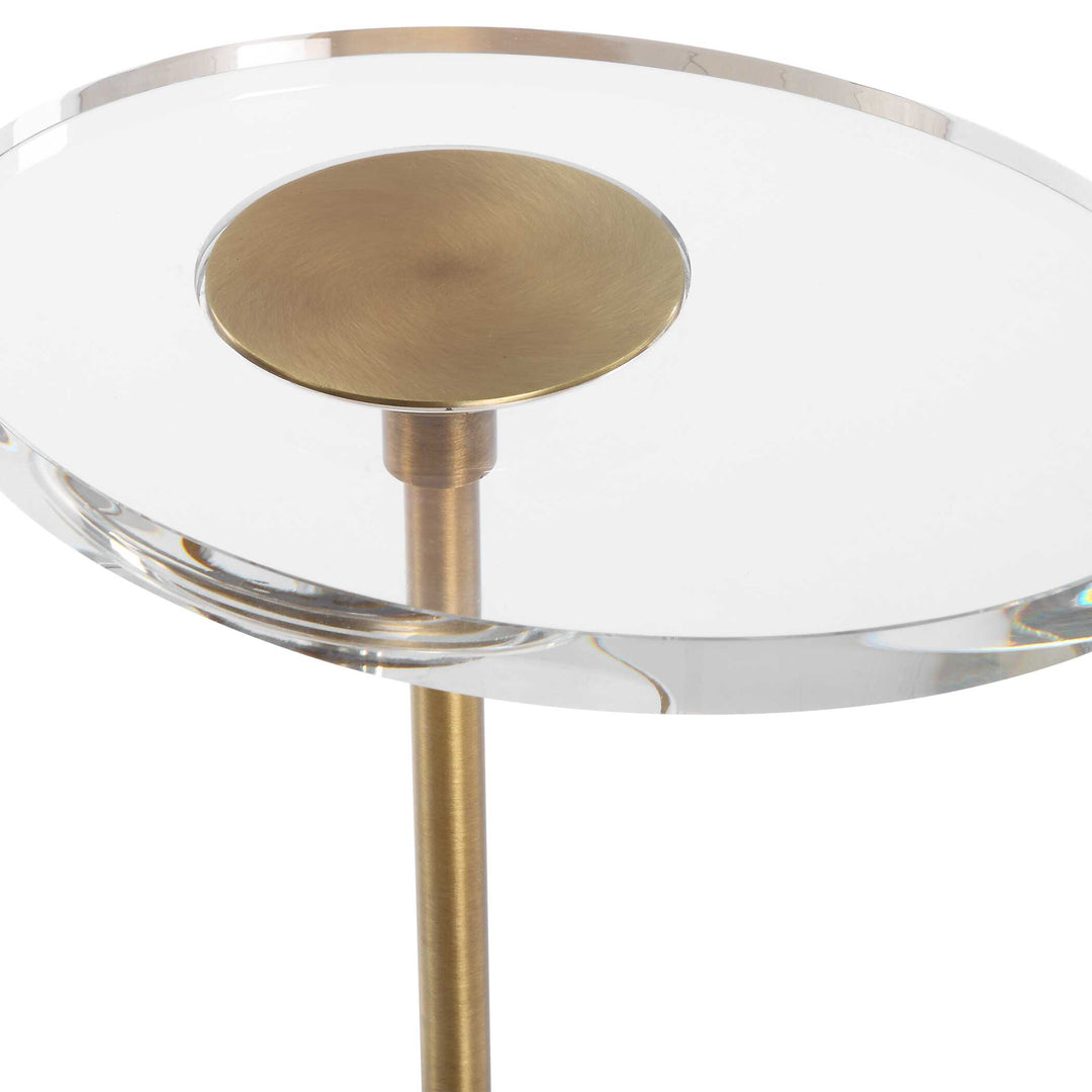 American Home Furniture Uttermost Kaufman Crystal Accent Table