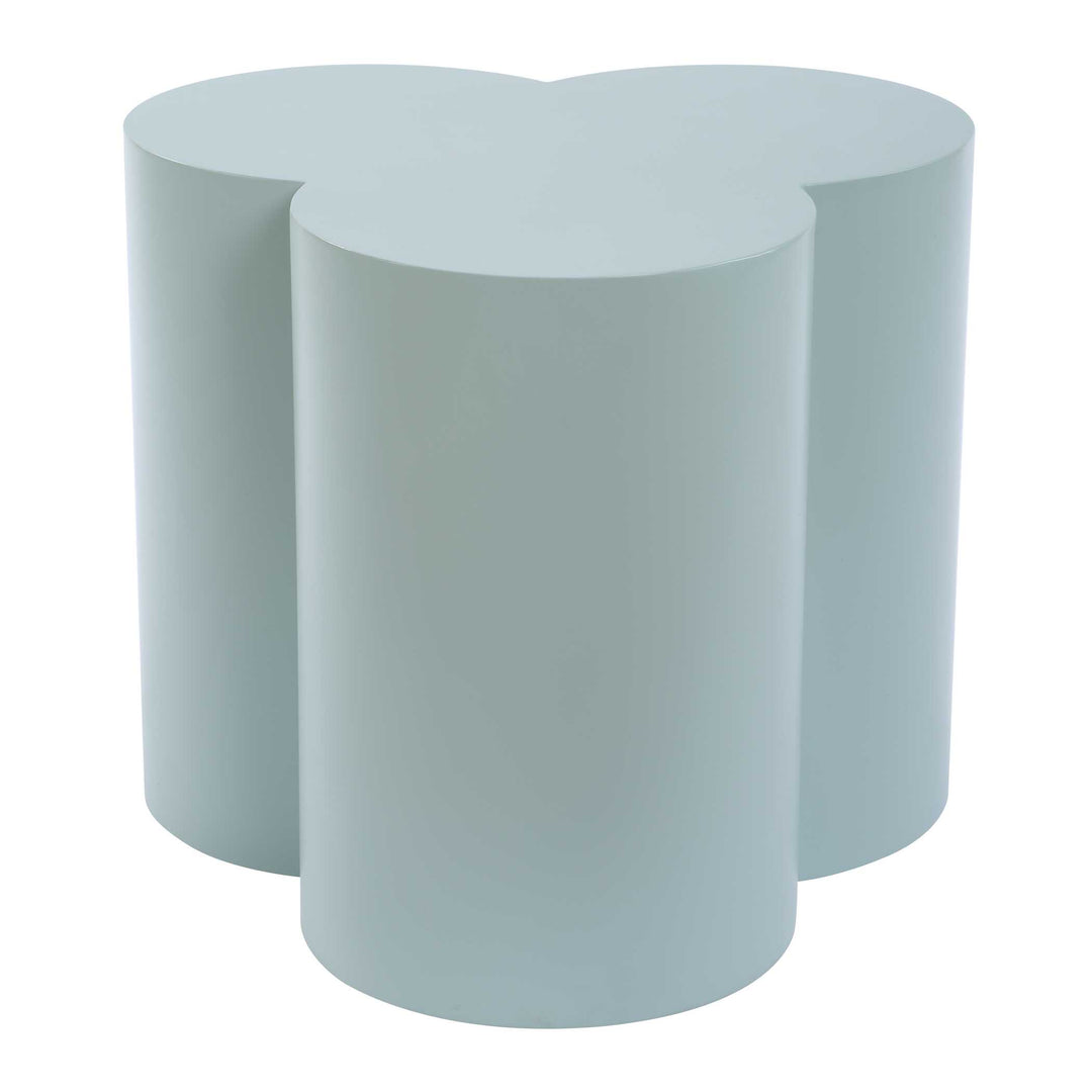 American Home Furniture Uttermost Beven Outdoor Light Blue Accent Table