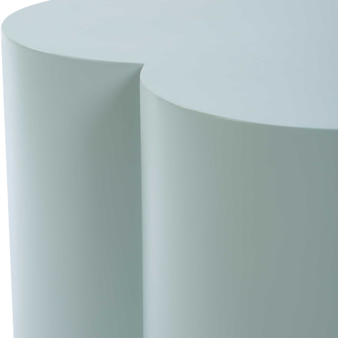American Home Furniture Uttermost Beven Outdoor Light Blue Accent Table