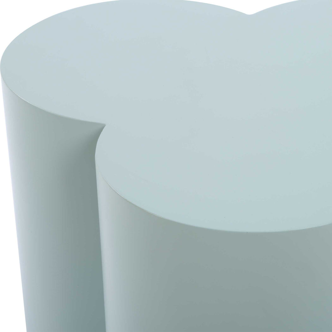 American Home Furniture Uttermost Beven Outdoor Light Blue Accent Table