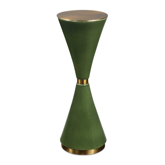 American Home Furniture Uttermost Ronde Jade Green Drink Table