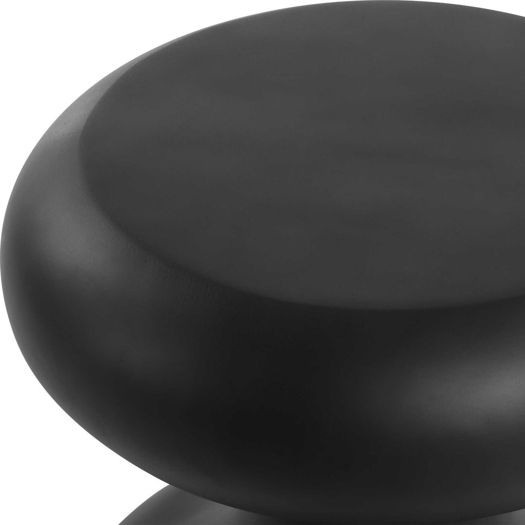 American Home Furniture Uttermost Robles Black Outdoor Accent Table