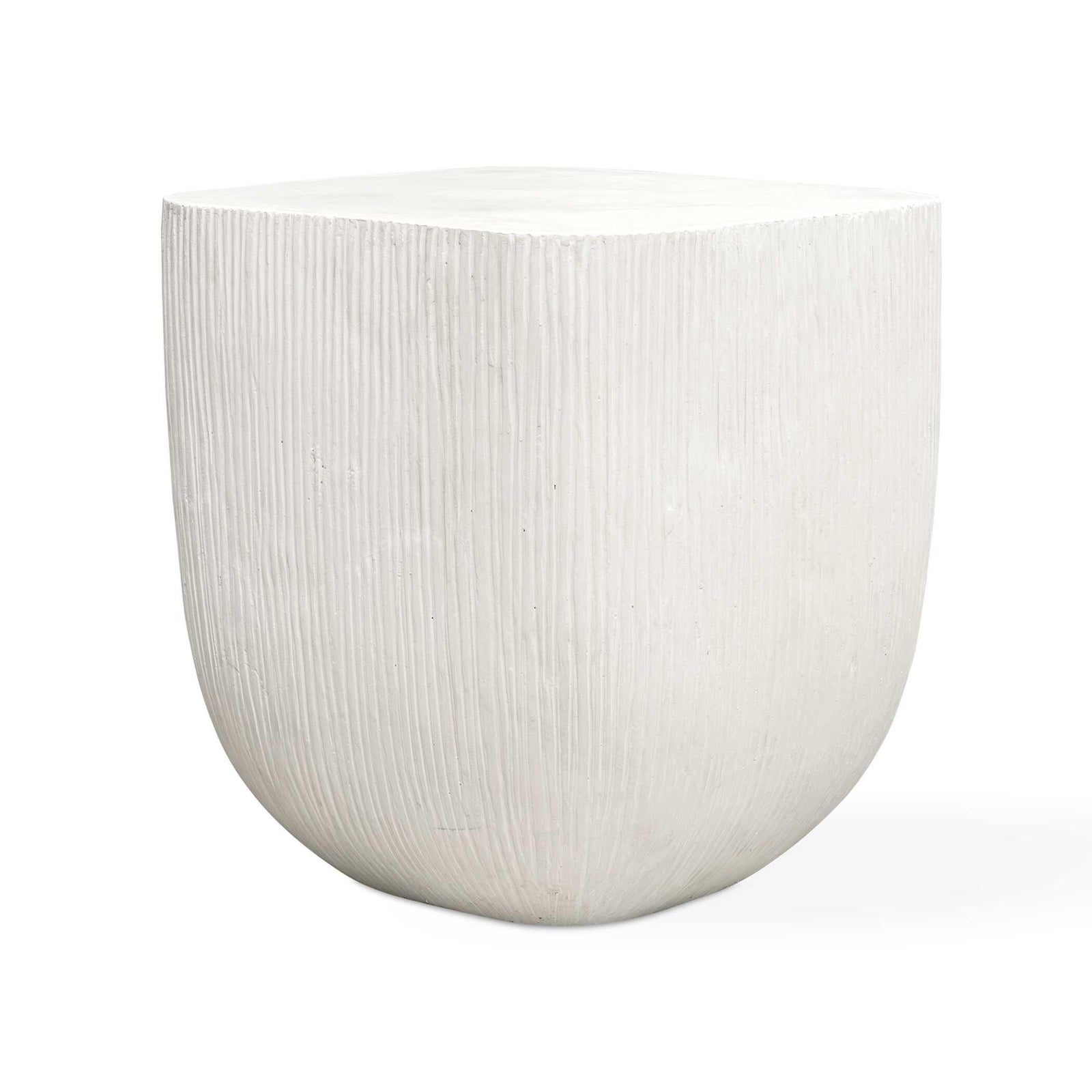American Home Furniture Uttermost Alma Concrete Outdoor Side Table
