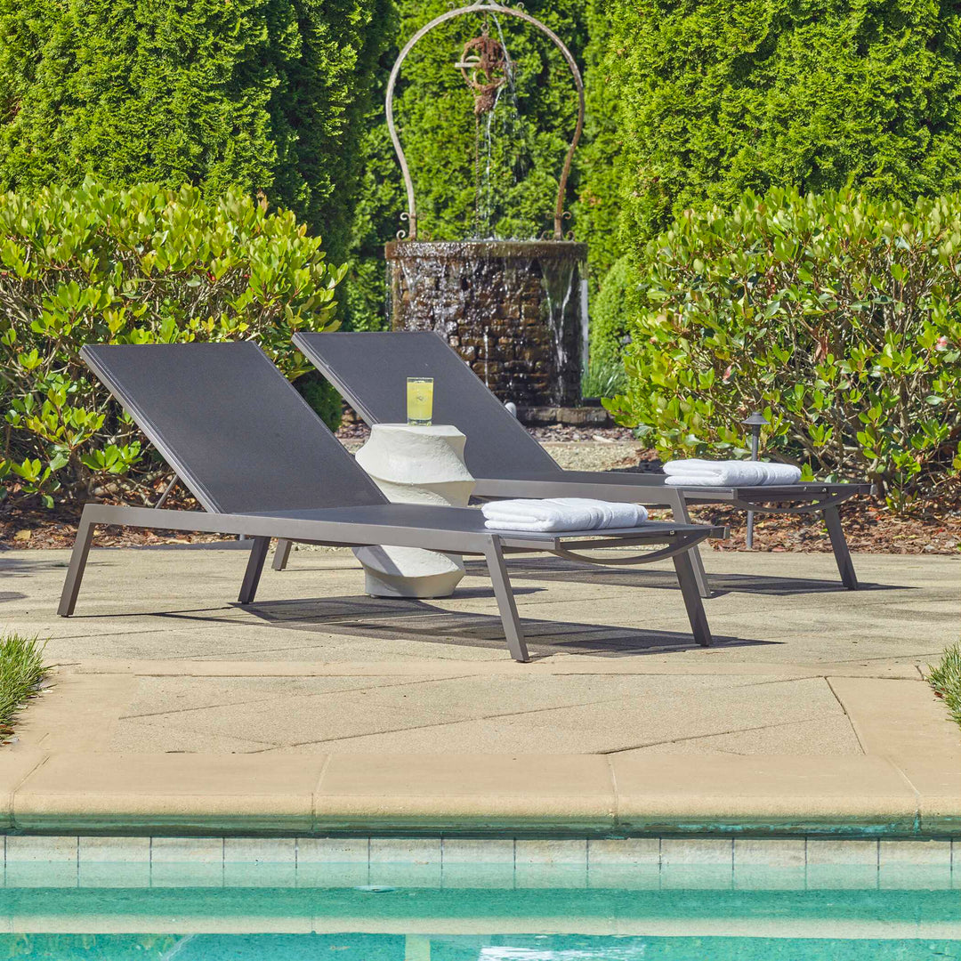 American Home Furniture Uttermost Bea Outdoor Pool Chaise