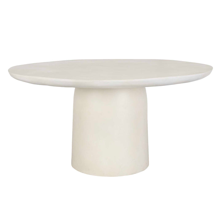 American Home Furniture Uttermost Madrone Warm White Outdoor Dining Table