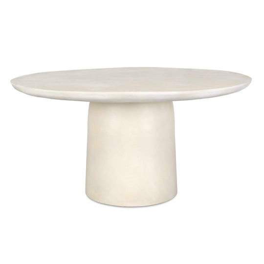 American Home Furniture Uttermost Madrone Warm White Outdoor Dining Table
