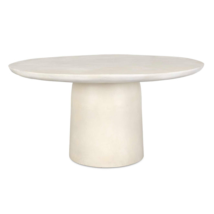 American Home Furniture Uttermost Madrone Warm White Outdoor Dining Table
