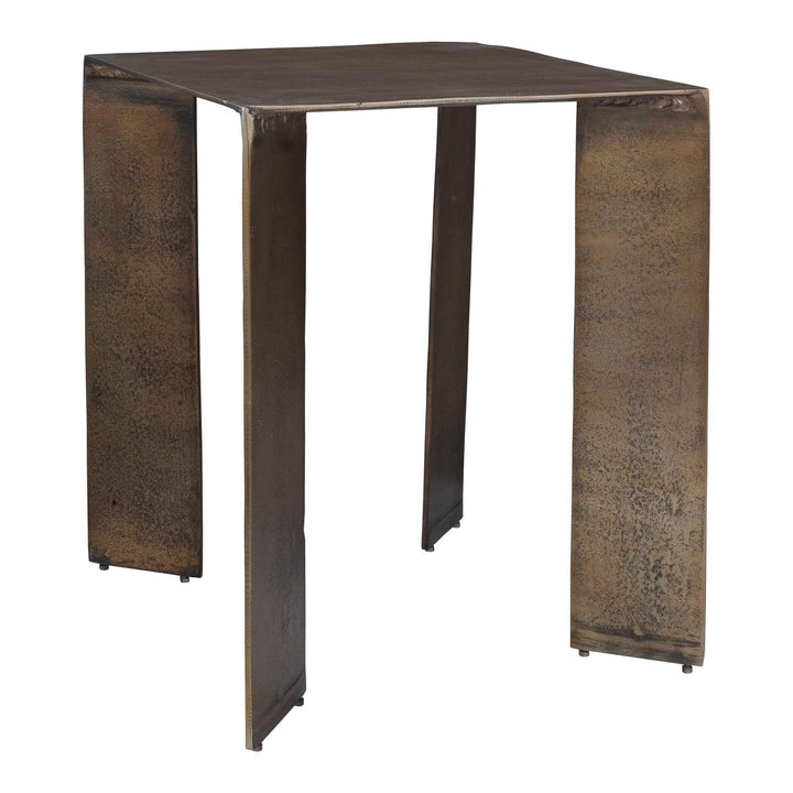 American Home Furniture Uttermost Reade Brass Outdoor Accent Table