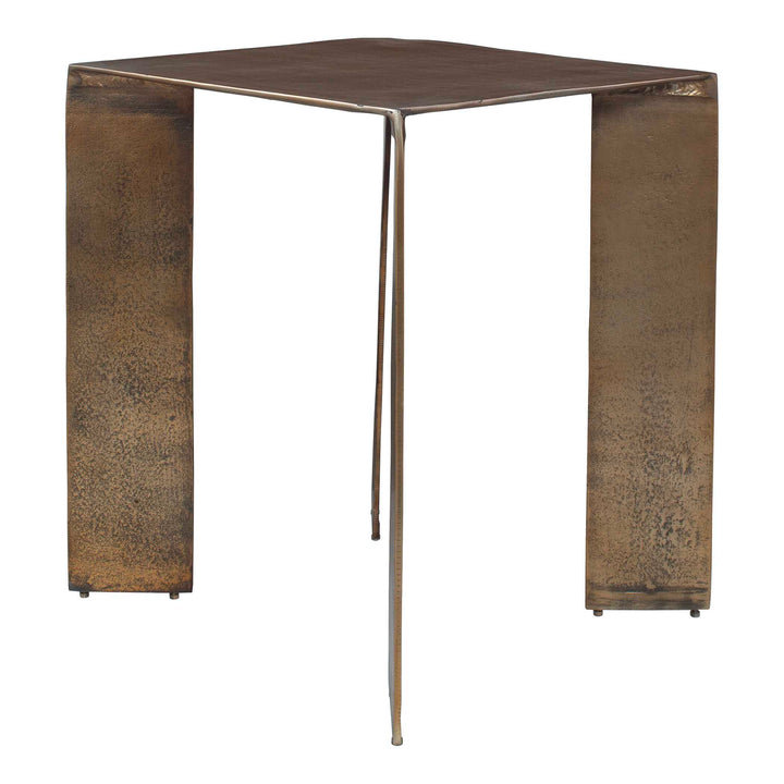 American Home Furniture Uttermost Reade Brass Outdoor Accent Table