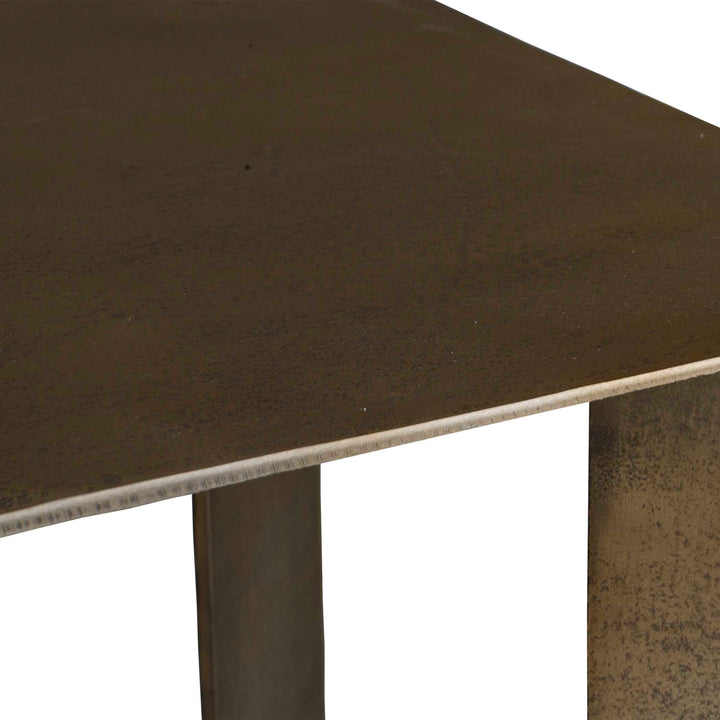 American Home Furniture Uttermost Reade Brass Outdoor Accent Table