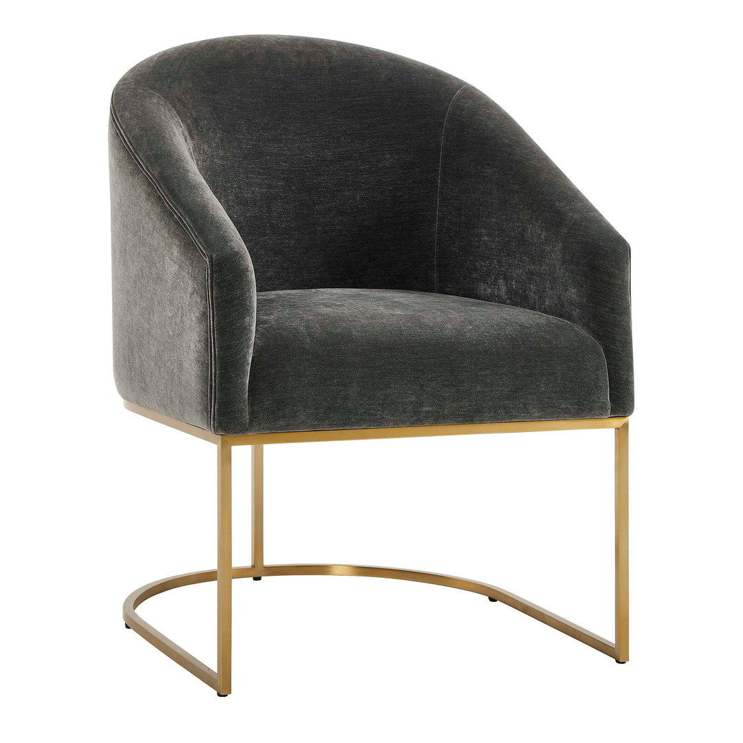 American Home Furniture Uttermost Hanni Charcoal Dining Chair Set of 2